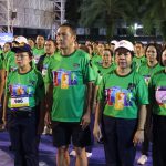 นายเฉลิมพล ก่อกิจเถกิงกูล รองอธิการบดีมหาวิทยาลัยการกีฬาแห่งชาติ วิทยาเขตชุมพร ร่วมกิจกรรมแสงนำใจไทยทั้งชาติ เดิน วิ่ง ปั่น ป้องกันอัมพาต ครั้งที่ 11