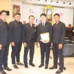 นายทิชา สังวรการญจน์ ผู้ช่วยอธิการบดีฝ่ายแผนและพัฒนา ที่รับได้รับการยกย่องให้เป็น  “ครูดีศรีชุมพร” เนื่องในวันครู ปี 2569